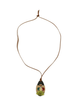 波西米亚民族风手工编织项链