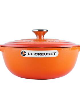 法国酷彩/Le Creuset深烧锅妈咪锅铸铁珐琅炒锅汤锅炖锅小火锅