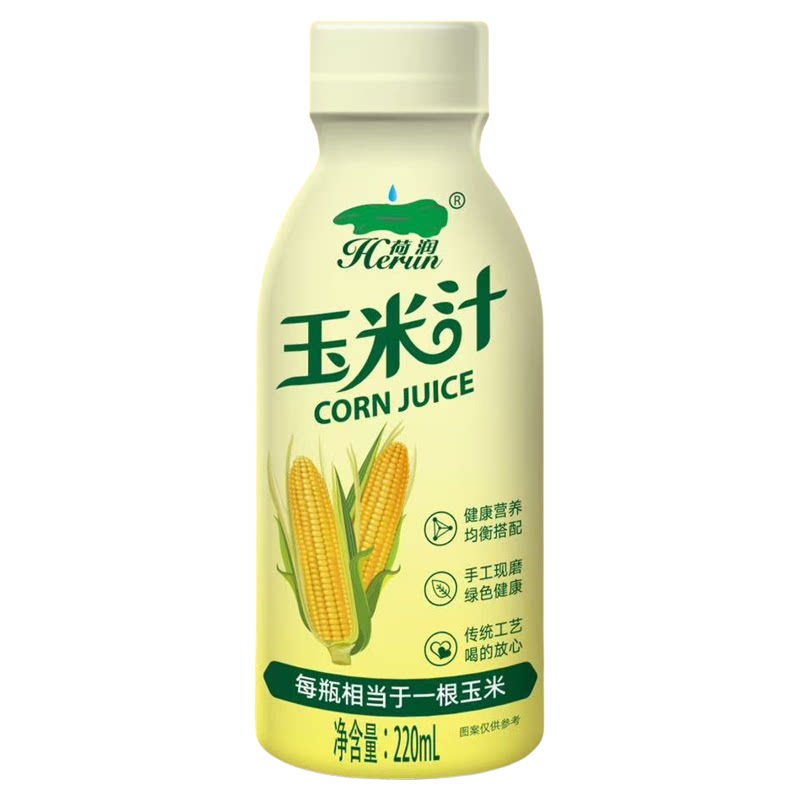 荷润玉米汁220ml*10瓶小瓶装饮料代餐早餐玉米谷物风味饮品植物饮
