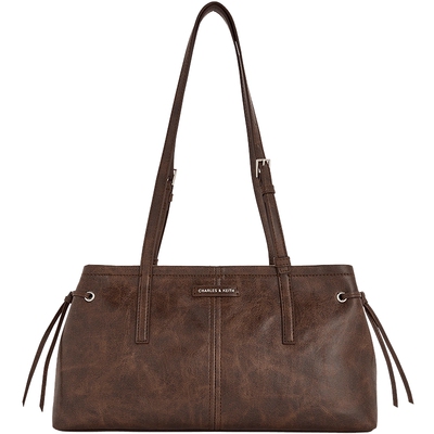 CHARLESKEITH复古长肩带腋下包