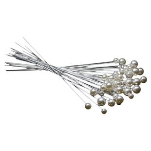 仿珍珠饰品流行装饰DIY配件铁丝串珍珠把束婚庆珠花装饰手工配饰