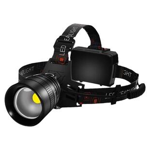 火龙T900S变焦头灯可调远近光超亮强光远射led激光炮头戴式手电筒