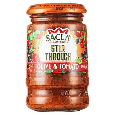 萨克拉橄榄西红柿意粉酱罗勒派斯托意大利面酱SACLA BASIL PESTO