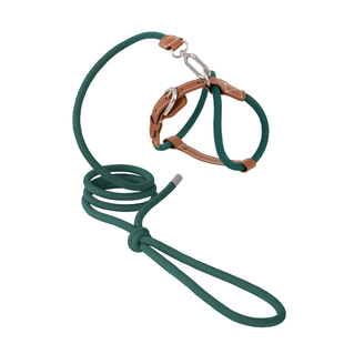 HiDREAM穿行跃动遛猫绳猫胸背带套装可调节X字形防挣脱猫牵引绳