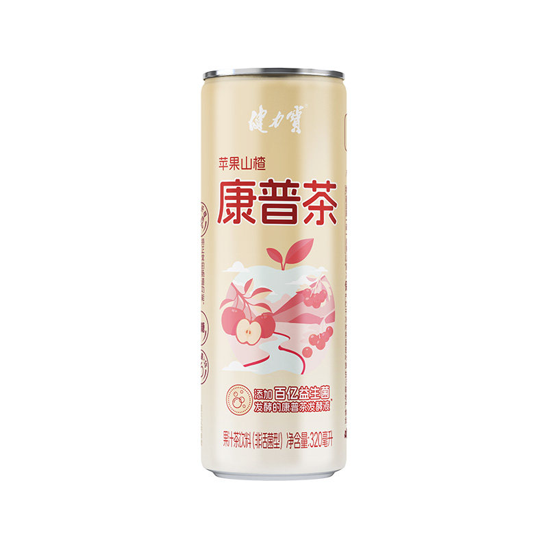 健力宝康普茶果汁茶饮料