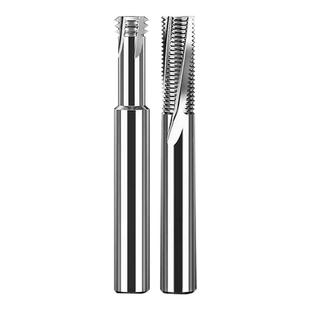 65度三牙进口美制螺纹铣刀CNC加工中心高硬钨钢合金三齿牙铣牙刀