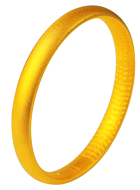 仿真古法黄金光圈不掉色传承手镯