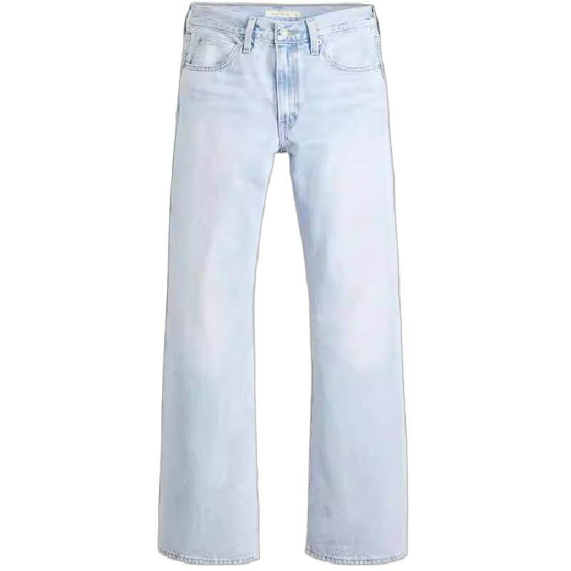 Levi's李维斯26年春夏新款女士美式复古休闲宽松微喇浅色牛仔裤