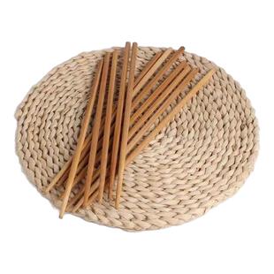 加长火锅筷子家用油炸专用竹木筷捞面炸鱼炸油条防烫粗款原木筷子