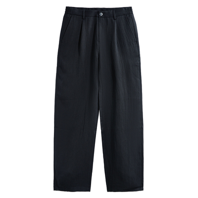 【莱赛尔混纺】ZIOZIA通勤男装26春亲肤舒适阔腿裤休闲裤ZPDF1706