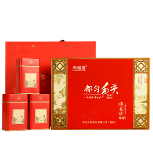 贵州绿茶都匀毛尖2025新茶特级明前春茶浓香型茶叶礼盒装送礼500g
