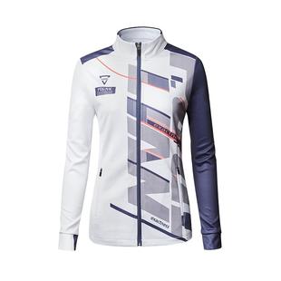 2025新款羽毛球服外套女套装春秋长袖白灰运动上衣男长裤团购定制