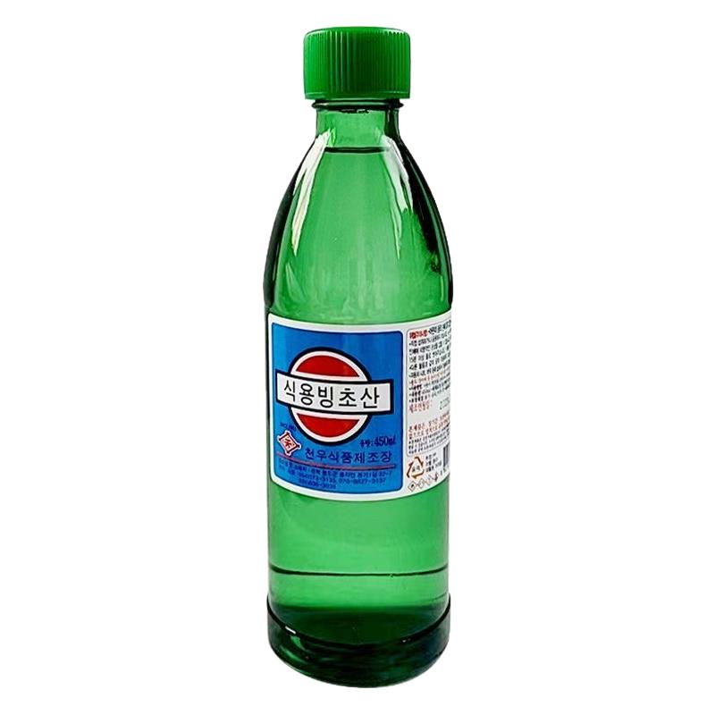 韩国进口冰醋酸450ml商用韩餐料理店浓缩醋精冷面汤用腌制调味料