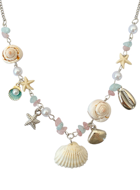 ZRZO白色贝壳海星项链