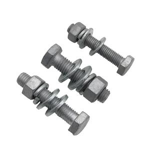 8.8级外六角热镀锌螺丝螺母套装M10M12高强度热浸锌螺栓M16M18M20