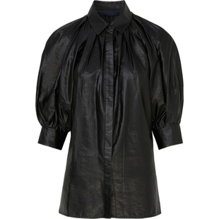 【折扣】Juun.J 女褶饰软壳面料衬衫