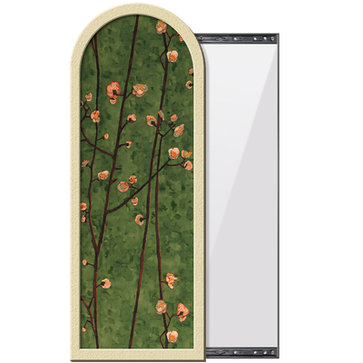 玄关装饰镜子画中古风