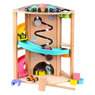 儿童多功能滑翔轨道车小汽车益智玩具男孩3宝宝1一2-3-4周岁滑行