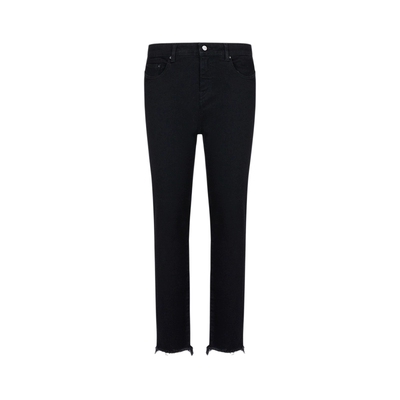 修身水洗九分裤铅笔裤