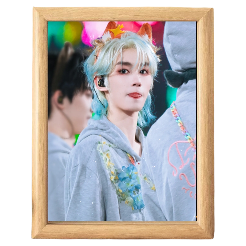 丁程鑫演唱会追星女孩专属应援收藏木质相框摆台周边送朋友礼物