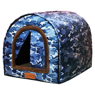 狗窝封闭式加厚保暖大型犬狗房子