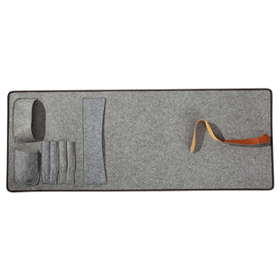 梅林笔庄便携书法收纳包初学者文房四宝毛笔套装成人随身旅行毛毡包学生笔墨纸砚练字毡垫笔帘收纳盒便携包