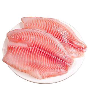 生鲷鱼片新鲜冷冻现切去骨去刺原味生鱼片生鲜罗非鱼片鱼商用批发