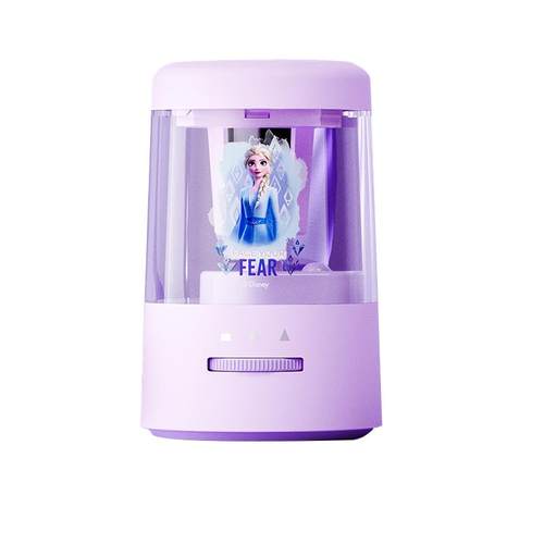 迪士尼电动自动削笔刀儿童卷转笔刀全男孩铅笔削笔器女孩素描刨笔机小学生专用旋绞笔刀销笔修笔充电学习用品