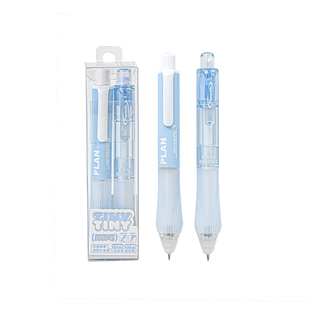 Planwith胖胖笔中性笔套装高颜值ins风0.5mm黑笔速干顺滑签字笔