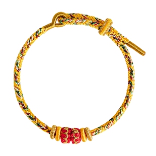 老凤祥凤享好礼羊猴上岸本命年手工非遗编织手绳新年礼物送女友