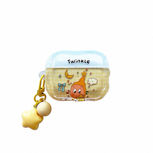 星星人涂鸦适用airpodspro3保护套airpodspro2代耳机保护壳苹果airpods4无线蓝牙套卡通可爱airpod全包耳机壳