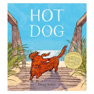 不知所措的小狗 热狗 英文原版 Hot Dog 精装儿童绘本 2023凯迪克金奖 搭小骑士猫头鹰 浆果之歌 玛德琳的救命狗 红豆与菲比