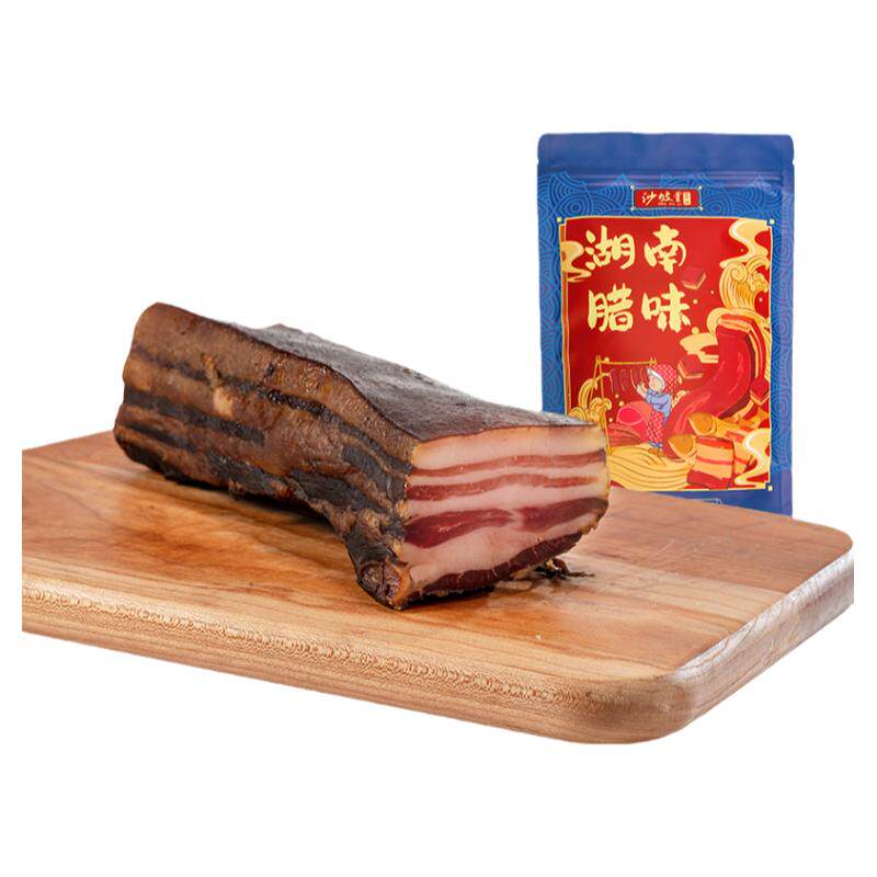 沙坡里五花腊肉250g湖南农家自制腊味柴火烟熏腊肉腊肠猪肉精装