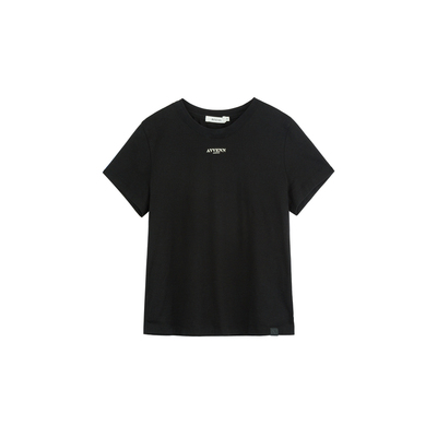 AVVENN小版型亲柔软棉微收腰短袖