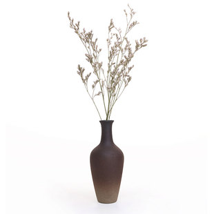 奇异粗陶小花器日式简约陶瓷花瓶水培桌面复古摆件创意软装干花插