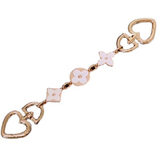 包链条肩带加长老花包包麻将包改造珍珠延长链条背带斜挎装饰配件