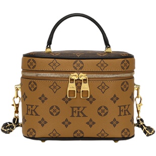 水桶包包2025新款潮春夏真皮高级复古单肩斜挎手提包盒子包女小