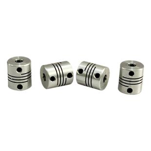 铝合金迷你联轴器电机丝杆平行线连轴器微型弹性绕线联轴节D12L14