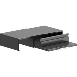 微波炉可抽拉式置物架厨房备菜托盘抽屉电饭煲托板推拉收纳工作台