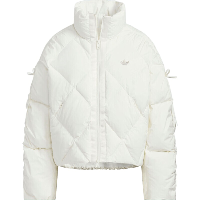 adidas阿迪达斯三叶草女子保暖立领宽松休闲羽绒服外套KC2611