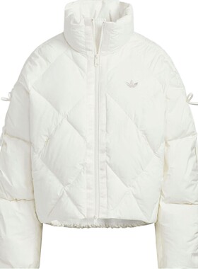 adidas阿迪达斯三叶草女子保暖立领宽松休闲羽绒服外套KC2611