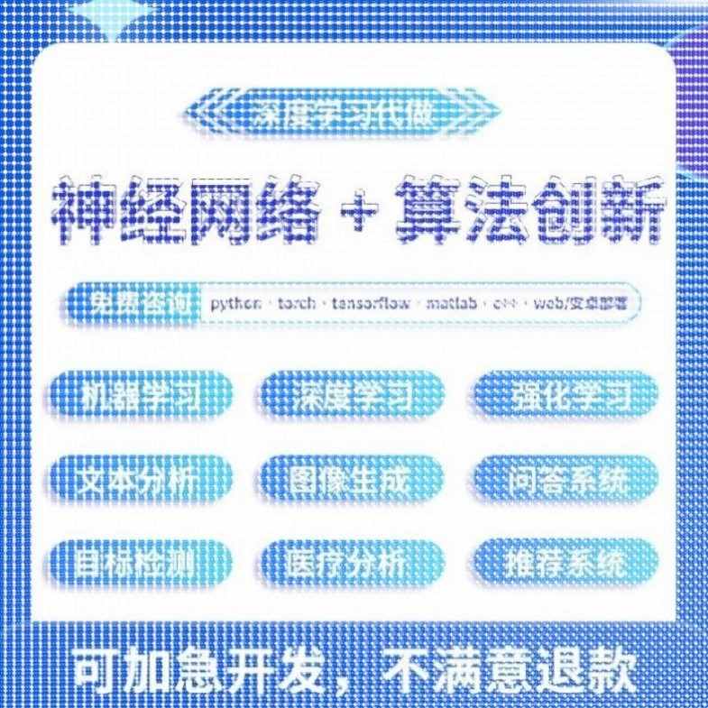 python机器学习代码lstm算法预测图像分割深度强化学习matlab代做