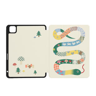 9397蛇年生肖蛇·拼拼蛇自创ipad平板壳适用于ipadpro2018/2020/2024 10.9 11寸12.9寸13寸