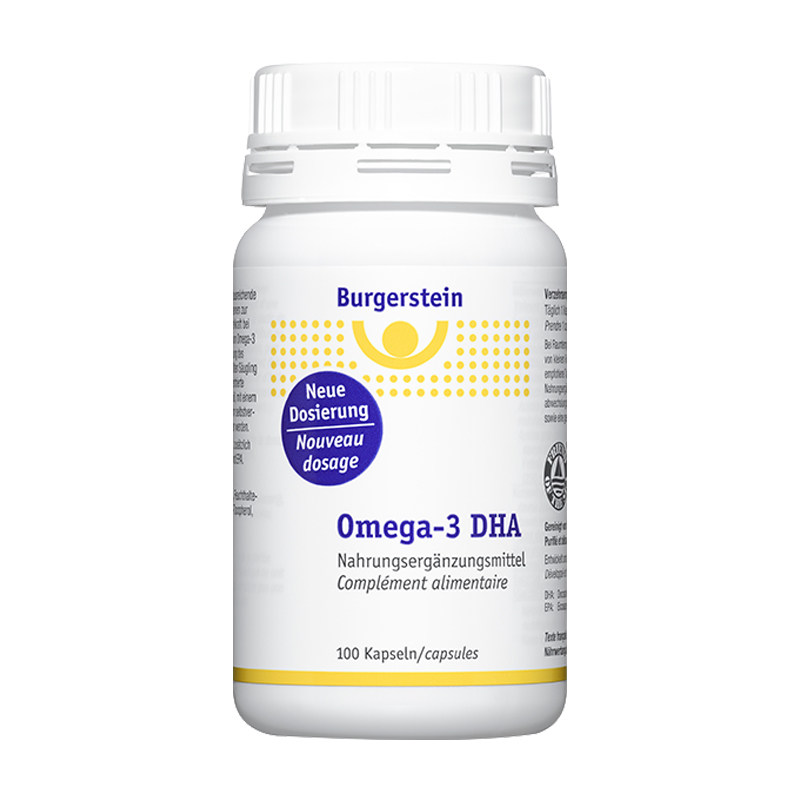 瑞士Burgerstein纯净深海鱼油DHA胶囊成人孕妇吃的孕期专用Omega3