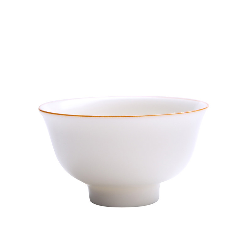 汝窑茶杯可养开片手工主人杯陶瓷建盏功夫品茗杯大汝瓷冰裂釉单杯
