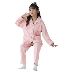 女童法兰绒睡衣可爱卡通