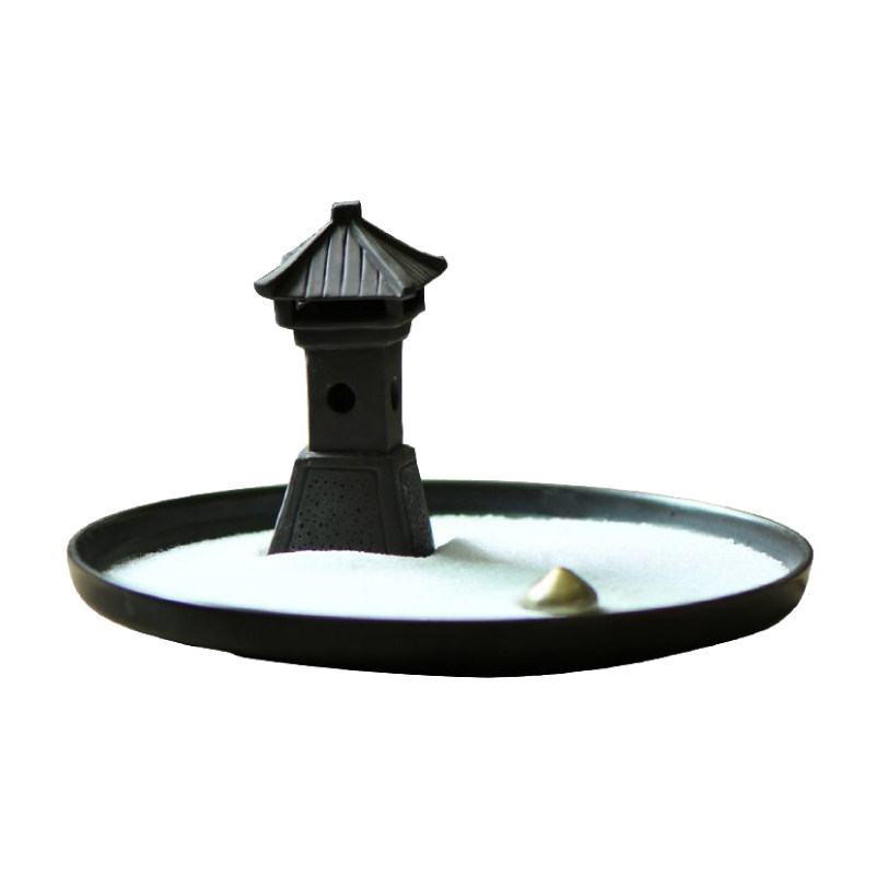 日式香器禅意线香炉庭院枯山水意境香道摆件功夫茶道零配创意香插