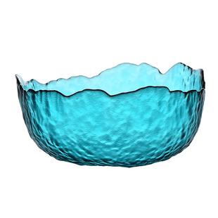 网红玻璃水果盘家用沙拉碗新款ins风轻奢客厅茶几点心零食干果盘