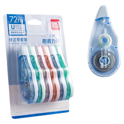 得力大容量静音耐摔修正带