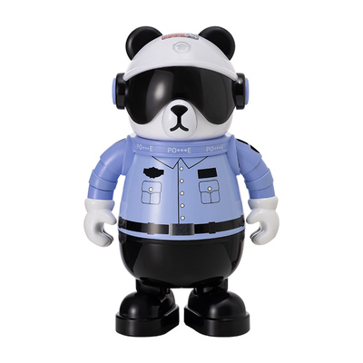 蜀黍家熊猫警官保温杯